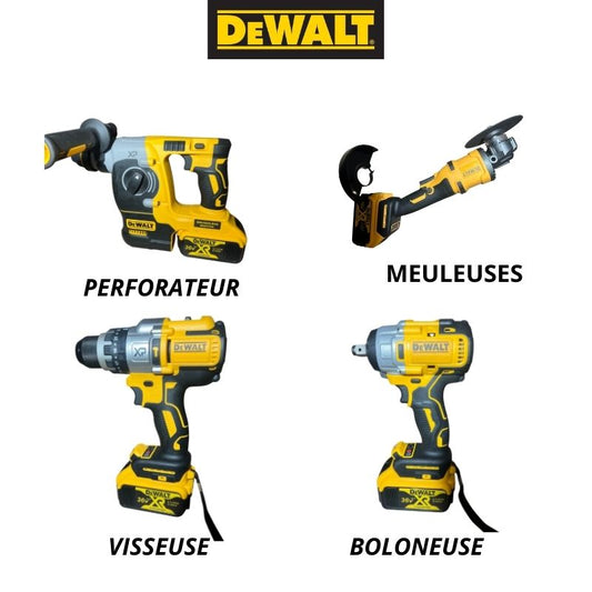 KIT DEWALT- 4 Pieces et Accessoires